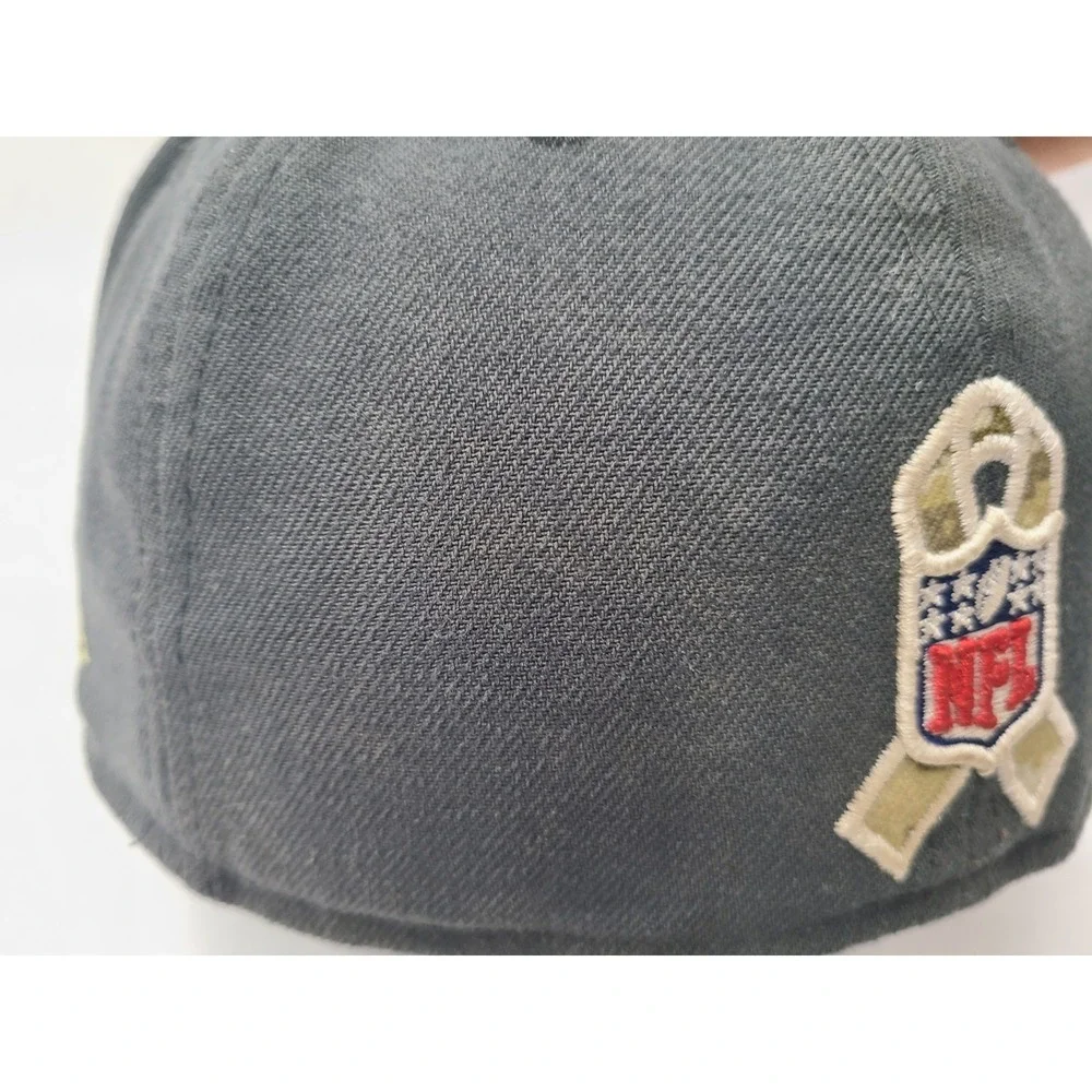 Detroit Lions Salute‎ To Service Camo New Era 59Fifty Fitted 7 Hat Cap NFL Gray